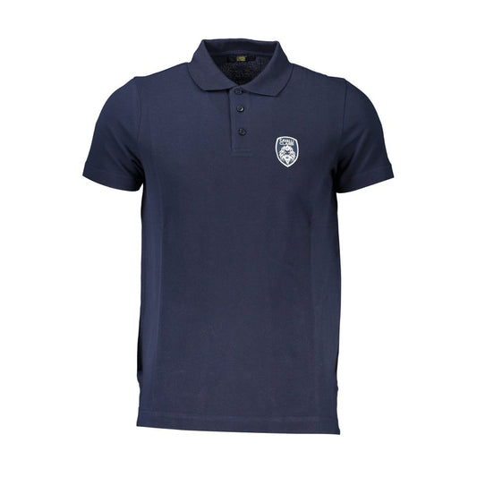 Polo en coton bleu Cavalli Class