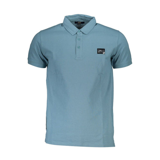 Polo en coton bleu Cavalli Class