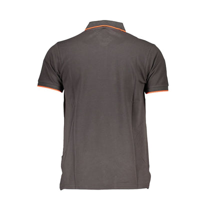 Polo en coton gris US Grand Polo