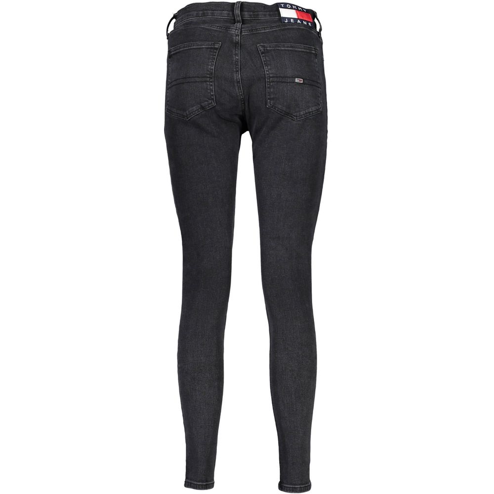 Tommy Hilfiger Black Cotton Jeans & Pant by Tommy Hilfiger