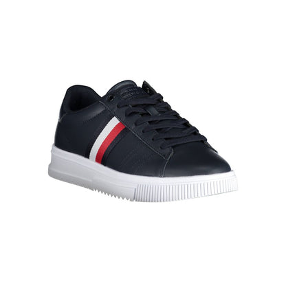 Tommy Hilfiger Blue Polyester Sneaker by Tommy Hilfiger