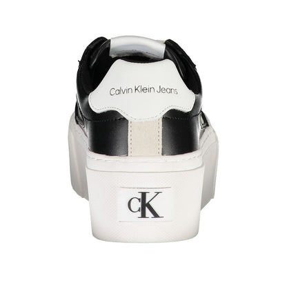 Calvin Klein Black Polyester Sneaker by Calvin Klein