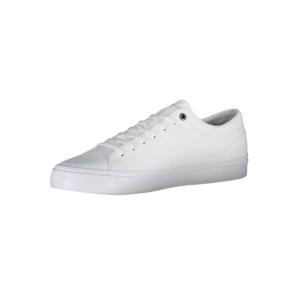 Tommy Hilfiger White Polyester Sneaker by Tommy Hilfiger