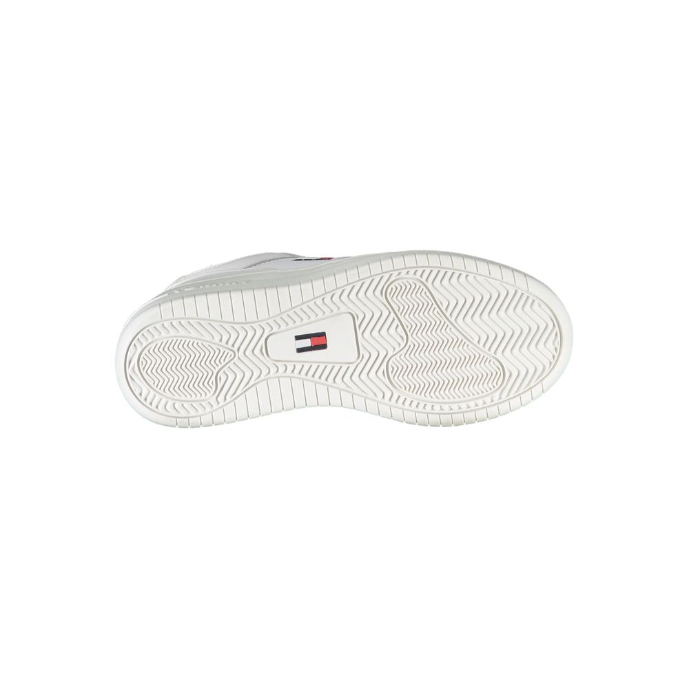 Tommy Hilfiger White Polyester Sneaker by Tommy Hilfiger