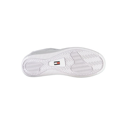 Tommy Hilfiger White Polyester Sneaker by Tommy Hilfiger
