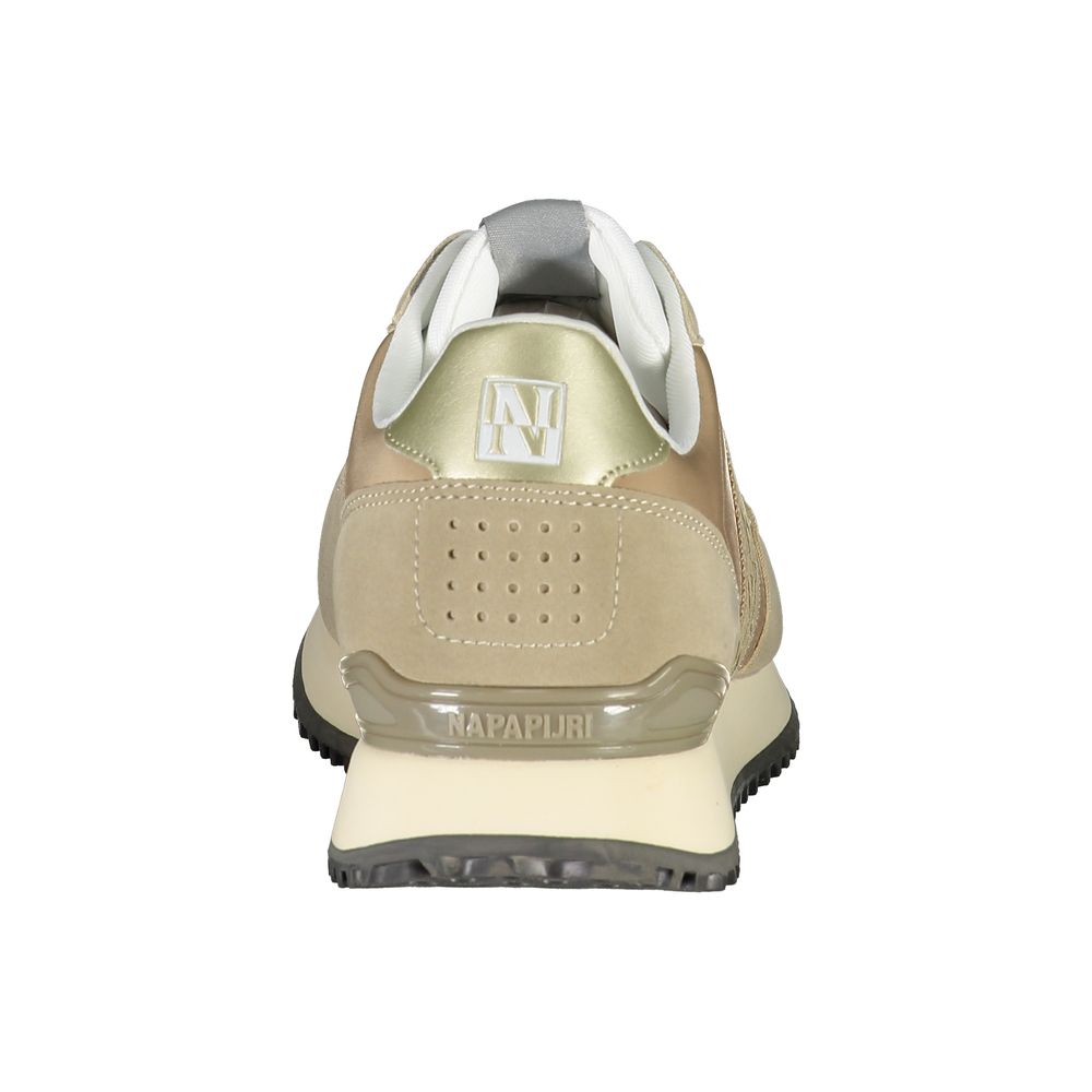 Napapijri Beige Polyester Sneaker by Napapijri