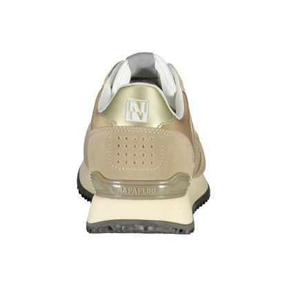Napapijri Beige Polyester Sneaker by Napapijri