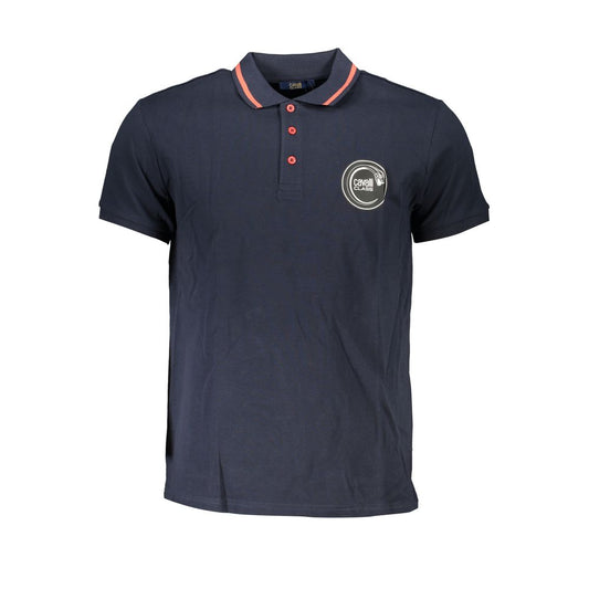 Polo en coton bleu Cavalli Class
