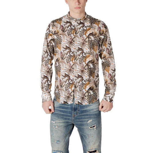 Gianni Lupo Multicolor Cotton Shirt by Gianni Lupo