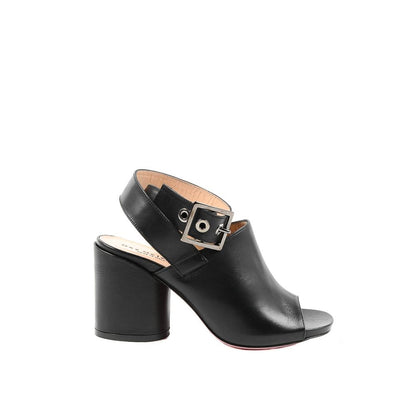 Dee Ocleppo Black Leather Sandal by Dee Ocleppo