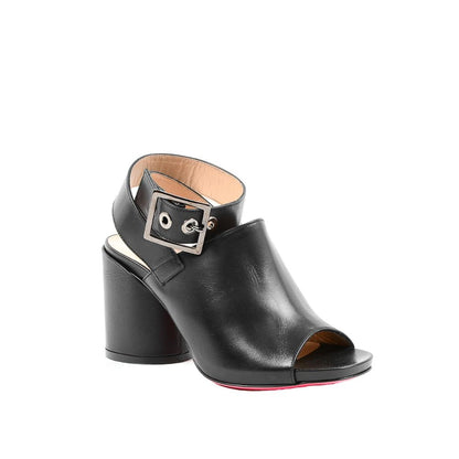 Dee Ocleppo Black Leather Sandal by Dee Ocleppo