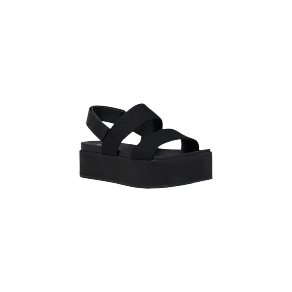 Calvin Klein Jeans Black Organic Cotton Sandal by Calvin Klein Jeans