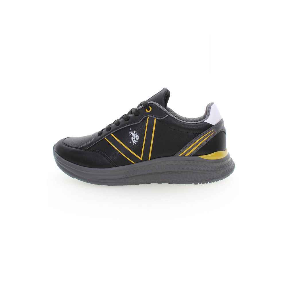 U.S. POLO ASSN. Black Polyester Sneaker
