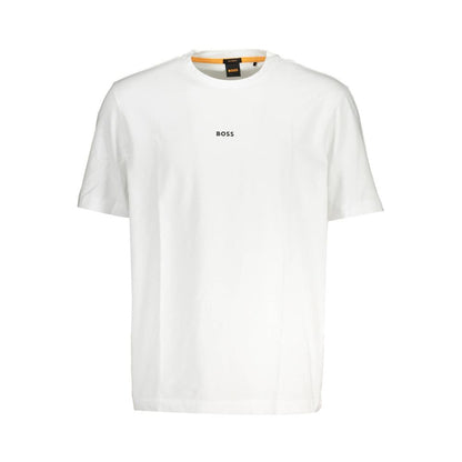 T-shirt en coton blanc Hugo Boss
