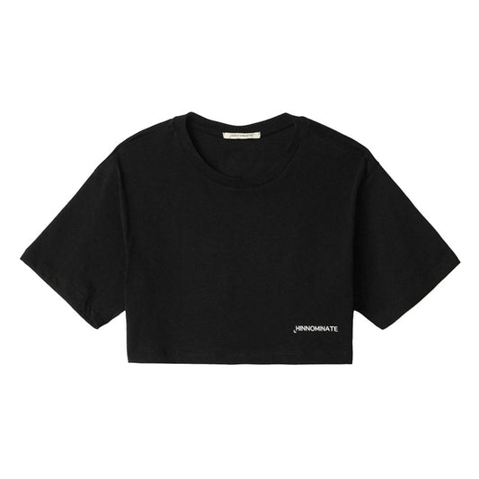 Hinnominate Black Cotton Tops &amp; T-Shirt