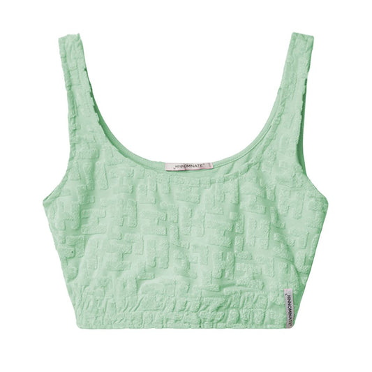 Hinnominate Green Cotton Tops &amp; T-Shirt