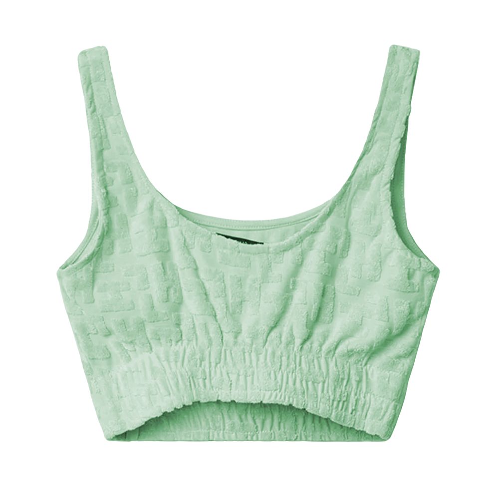 Hinnominate Green Cotton Tops &amp; T-Shirt