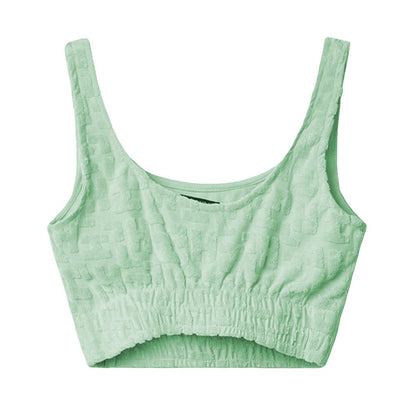 Hinnominate Green Cotton Tops &amp; T-Shirt