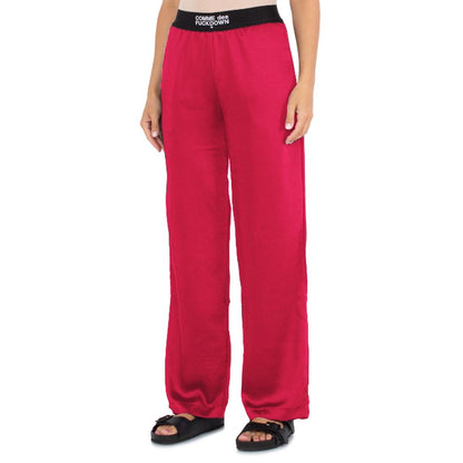 Comme Des Fuckdown Fuchsia Polyester Jeans & Pant by Comme Des Fuckdown