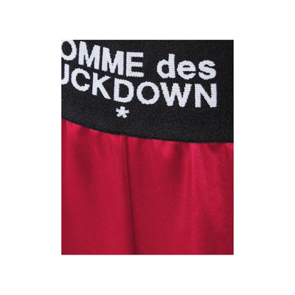 Comme Des Fuckdown Fuchsia Polyester Jeans & Pant by Comme Des Fuckdown
