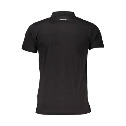 Polo Cavalli Class en coton noir