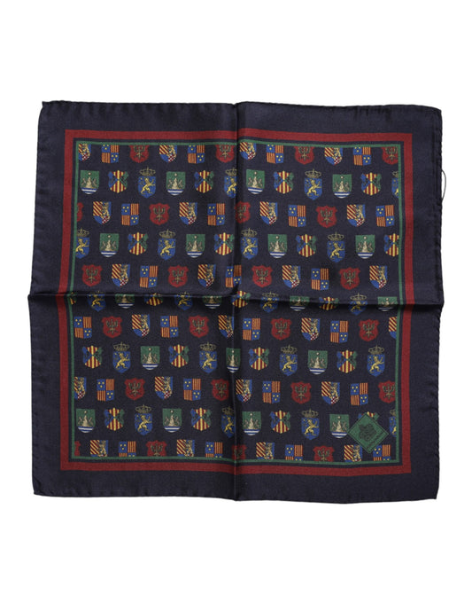 Foulard carré à médailles multicolores Dolce &amp; Gabbana