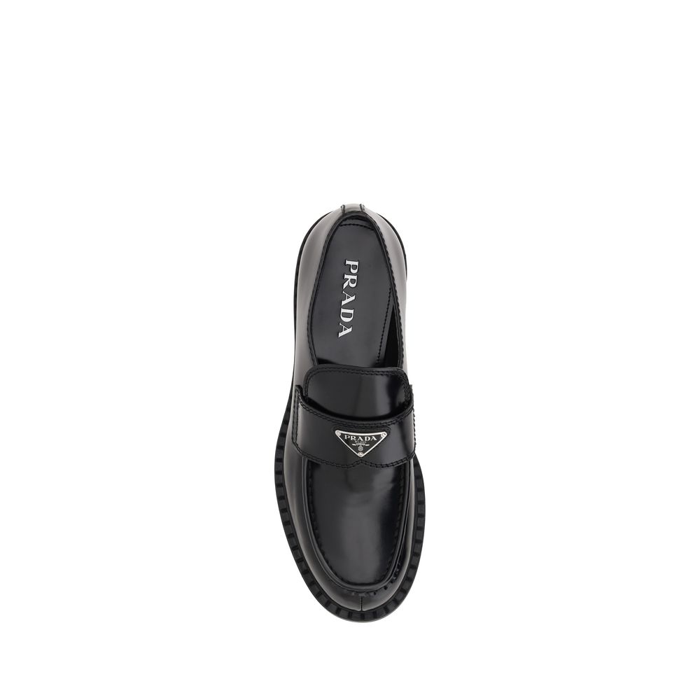 Mocassins en cuir Prada