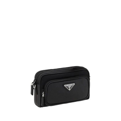 Sac à bandoulière en cuir Prada