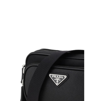 Sac à bandoulière en cuir Prada