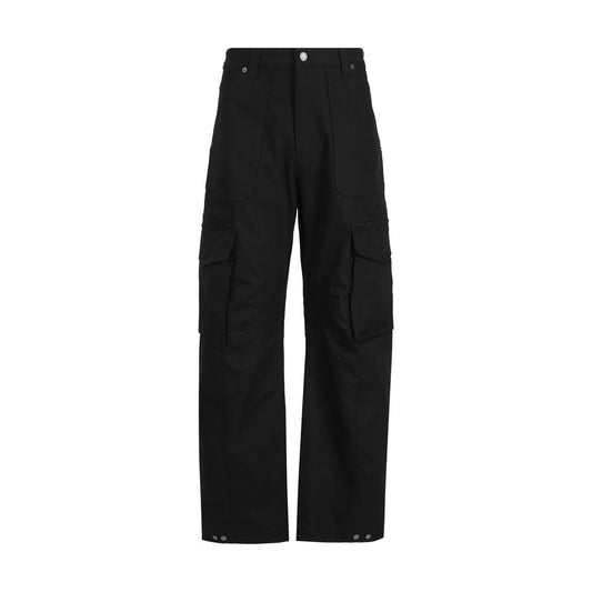 Golden Cargo Pants Golden Goose Elastaan Katoen Monochroom