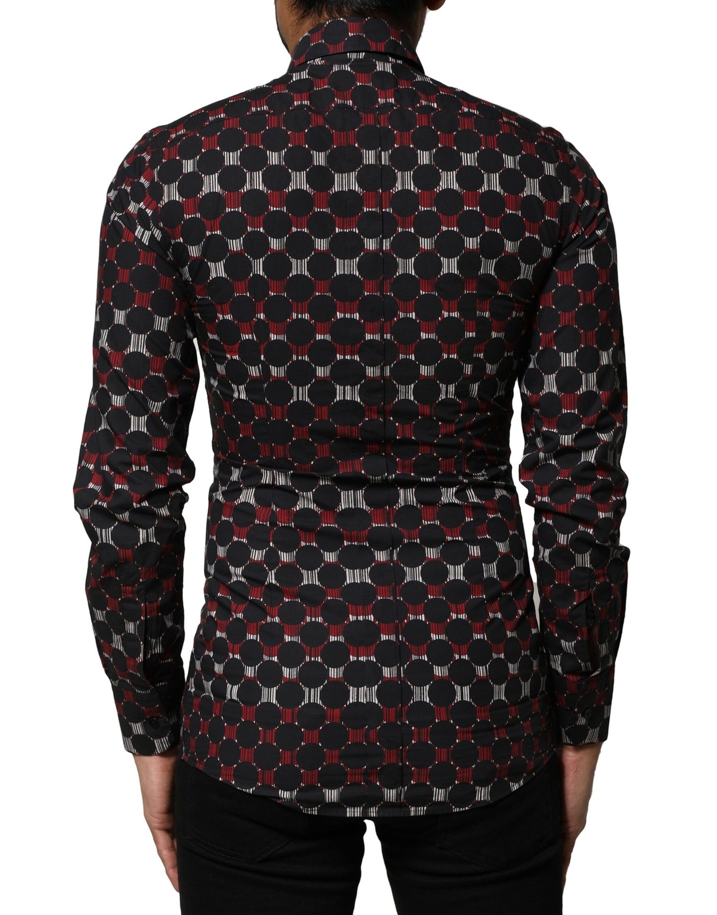 Dolce & Gabbana Multicolor Cotton GOLD Long Sleeves Shirt by Dolce & Gabbana