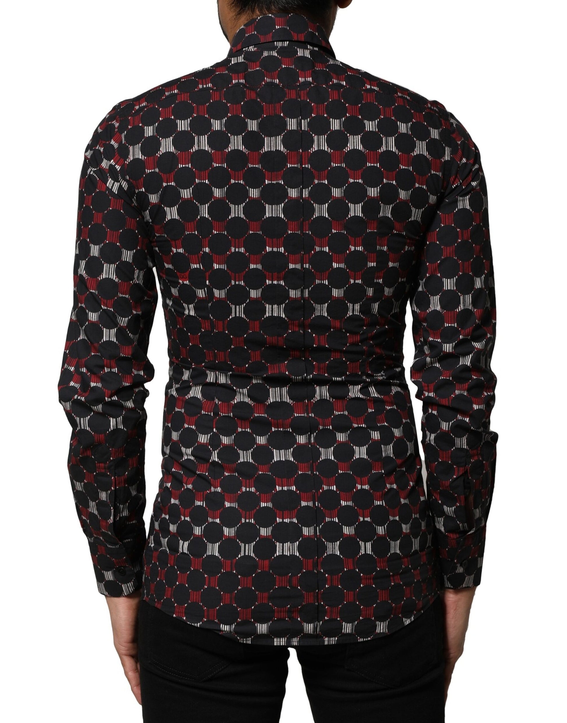 Dolce & Gabbana Multicolor Cotton GOLD Long Sleeves Shirt by Dolce & Gabbana