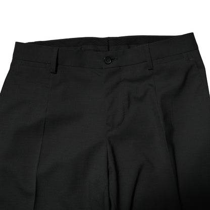 Costume 2 pièces simple boutonnage en laine noire Dolce &amp; Gabbana