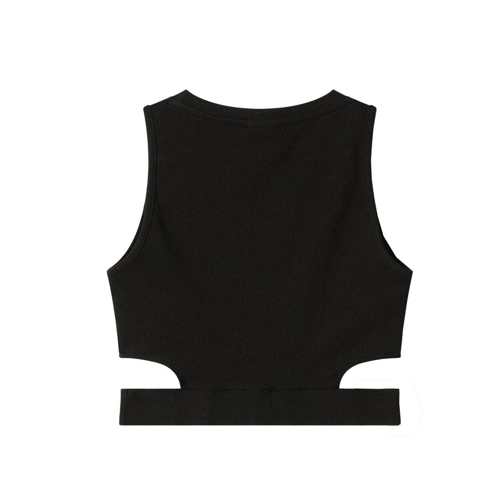 Comme Des Fuckdown Black Cotton Tops &amp; T-Shirt