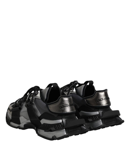 Dolce & Gabbana Multicolor Panelled Space Sneakers Shoes by Dolce & Gabbana