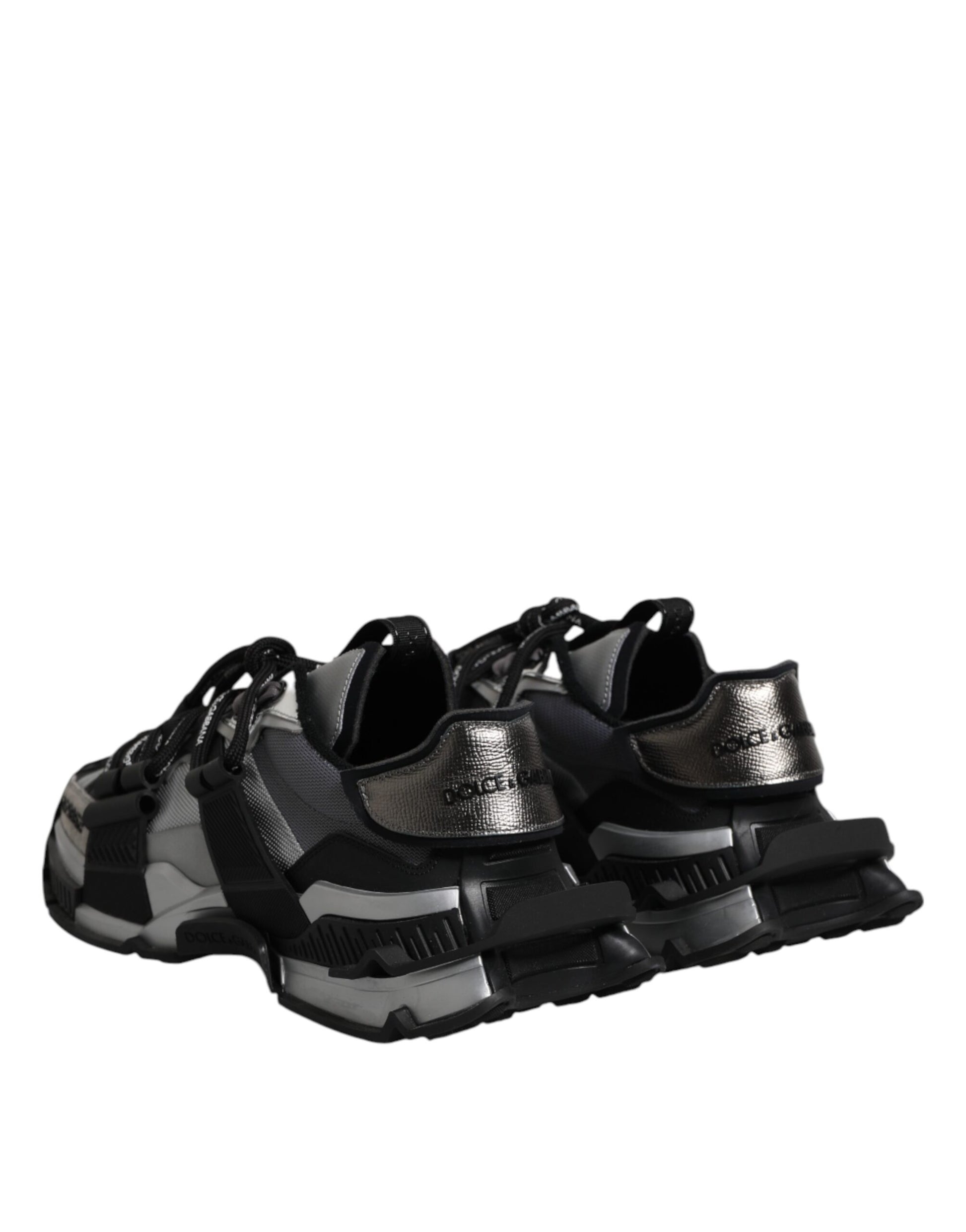 Dolce & Gabbana Multicolor Panelled Space Sneakers Shoes by Dolce & Gabbana