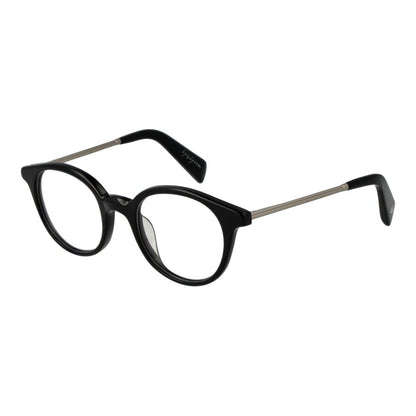 Montures optiques unisexes noires Yohji Yamamoto