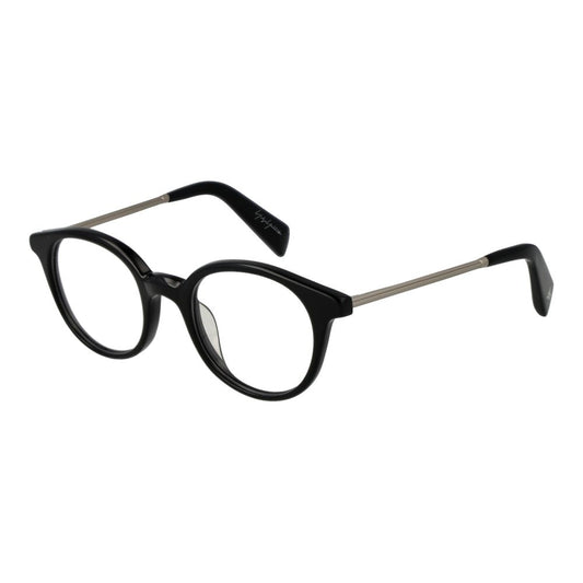 Montures optiques unisexes noires Yohji Yamamoto