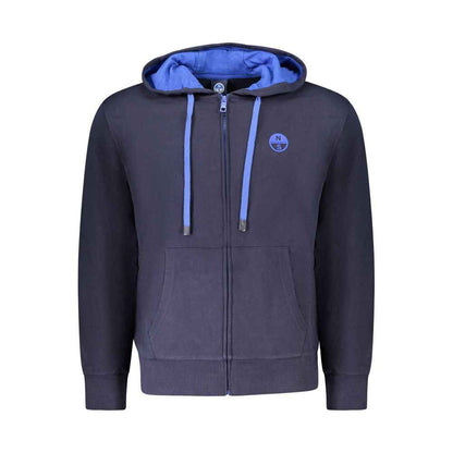North Sails Blue Cotton Men Sweater