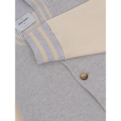 Gran Sasso Gray Cotton Jackets &amp; Coat