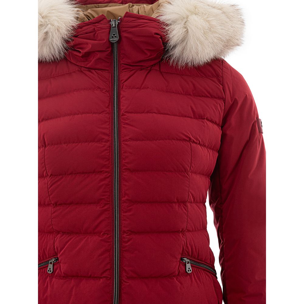 Peuterey Bordeaux Polyester Jackets &amp; Coat