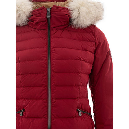 Peuterey Bordeaux Polyester Jackets &amp; Coat