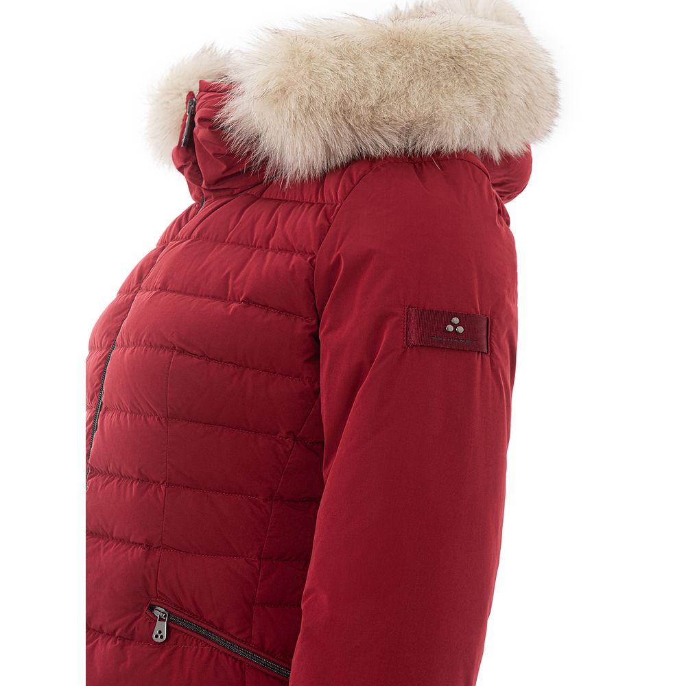 Peuterey Bordeaux Polyester Jackets &amp; Coat