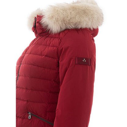 Peuterey Bordeaux Polyester Jackets &amp; Coat
