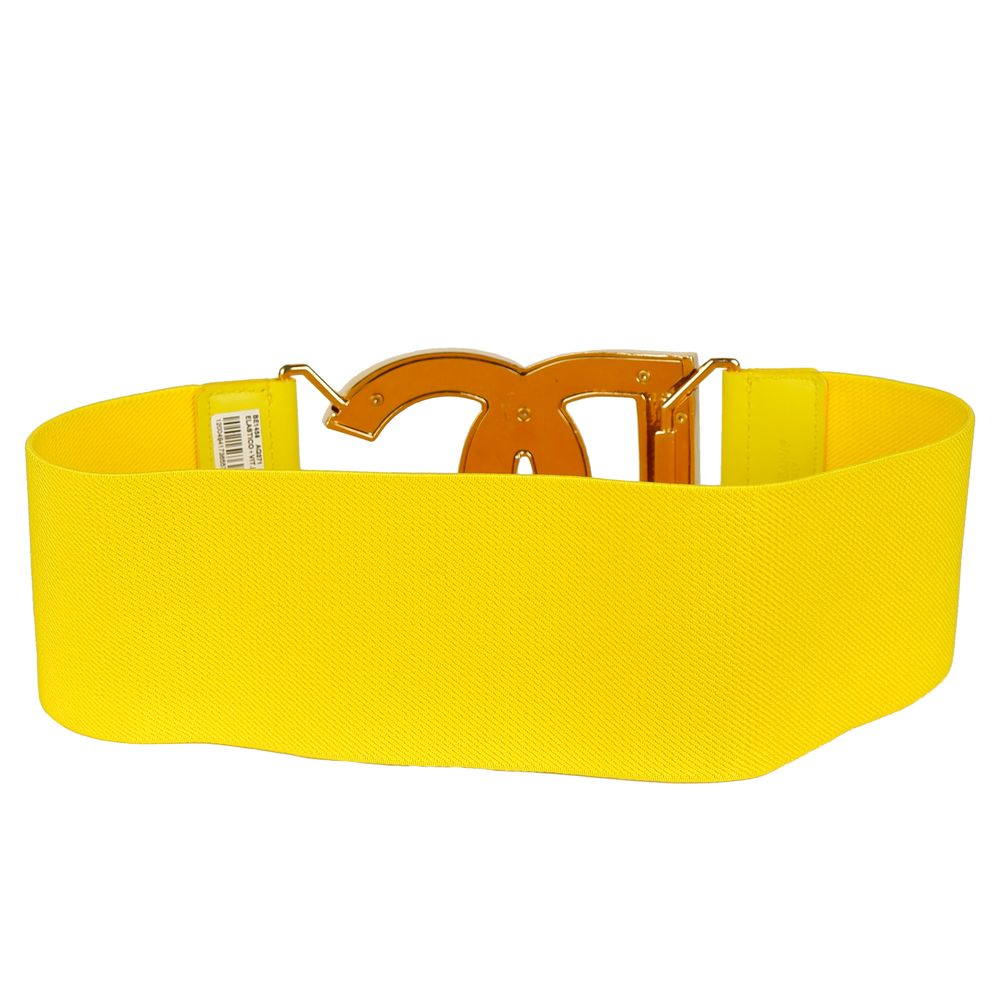 Dolce &amp; Gabbana Yellow Polyester Belt