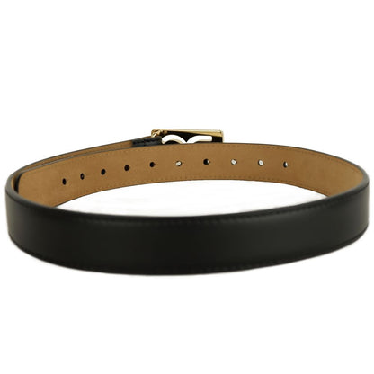 Dolce &amp; Gabbana Black Calfskin Women Belt