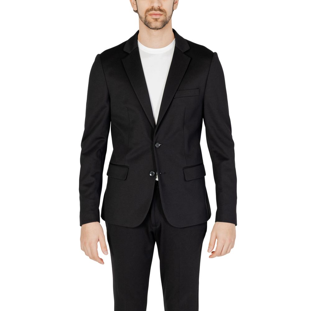 Blazer noir en polyester Antony Morato
