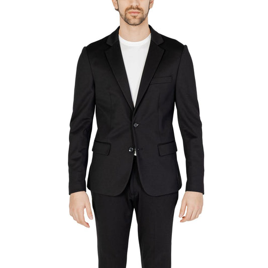 Blazer noir en polyester Antony Morato