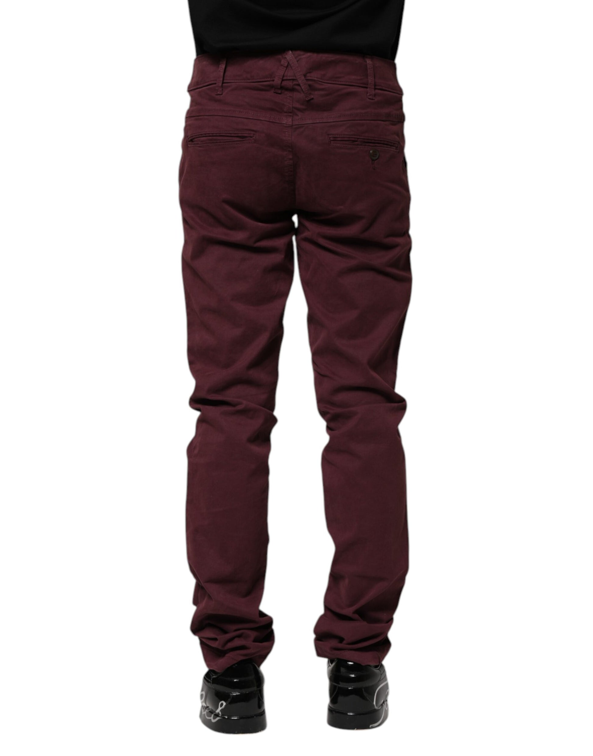 CYCLE Maroon Cotton Stretch Skinny Fit Men Denim Jeans by CYCLE