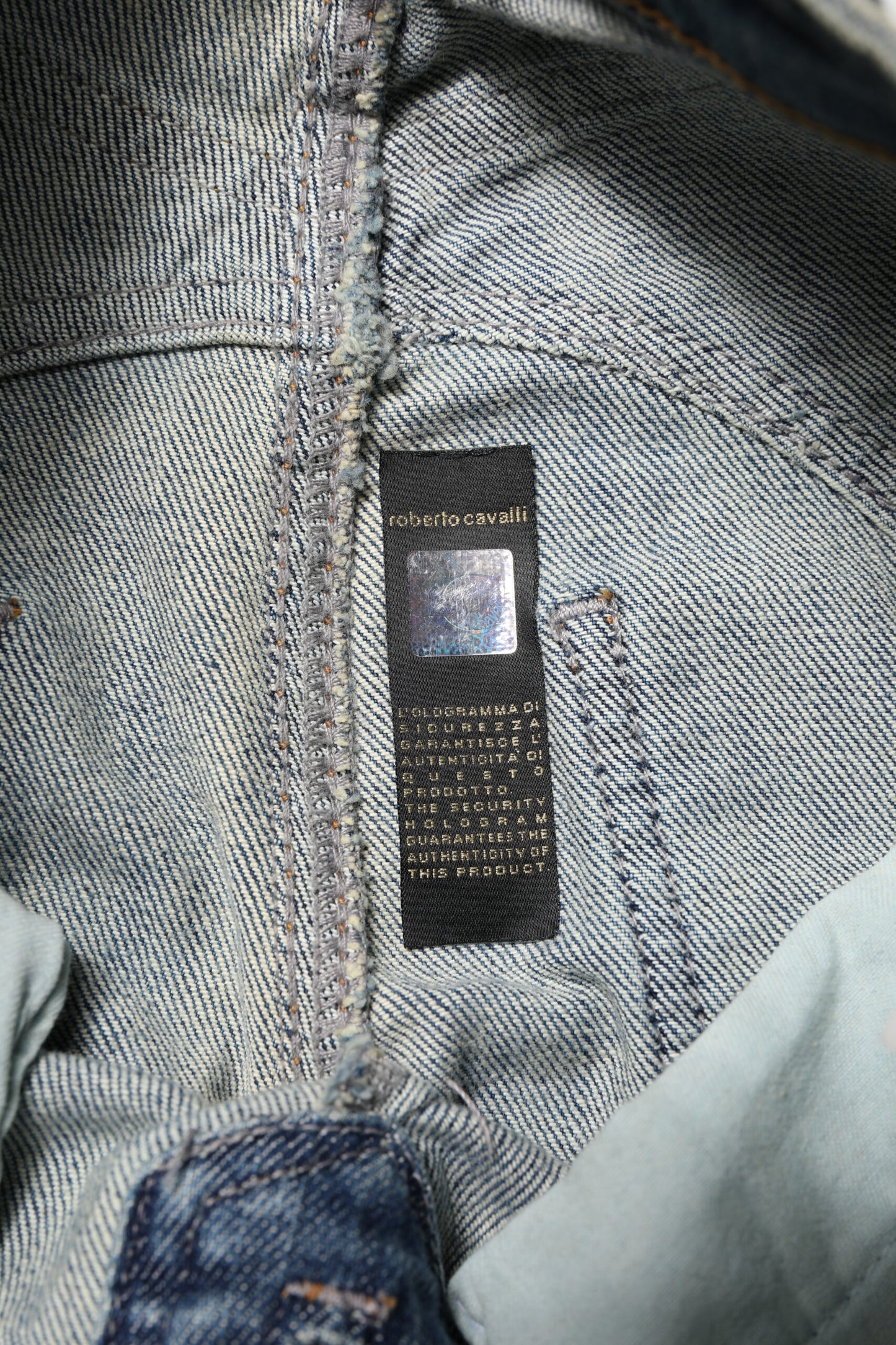Just Cavalli Blue Washed Straight Fit Men Denim Jeans by Just Cavalli